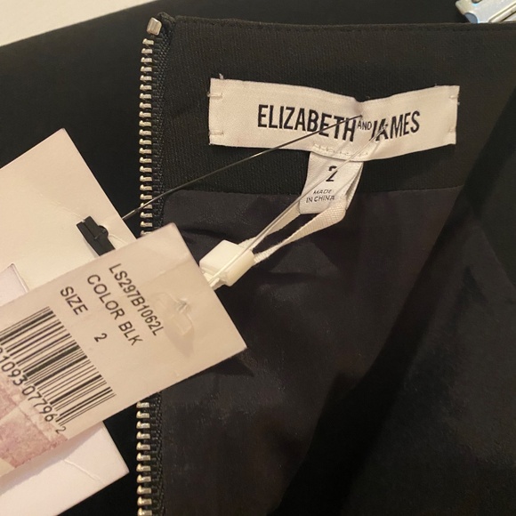 NWT Elizabeth & James pencil skirt, Size: 2, Color: Black - Picture 5 of 5